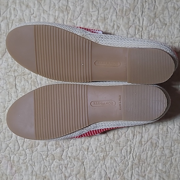 Ron White Delilah Slip-On Espadrilles, Striped Shoes Size 42 Women\'s